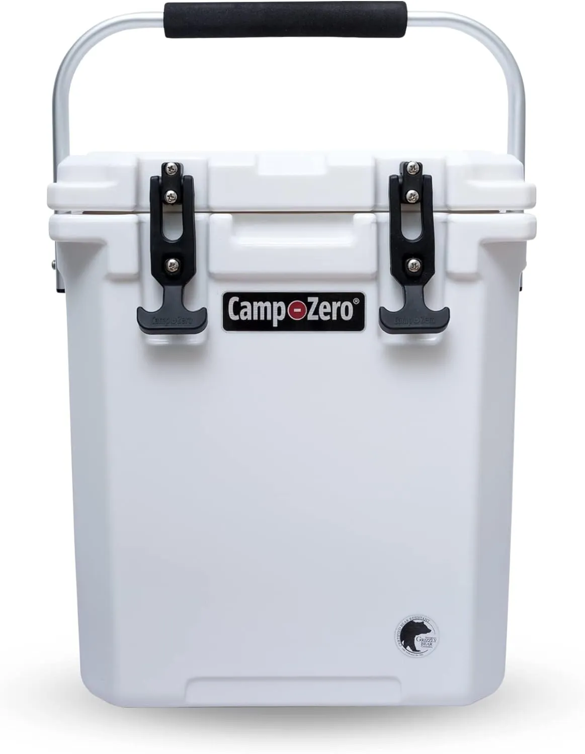 CAMP-ZERO 16L-16.9 Quart Portable Hard Cooler with Divider, Perfect for Drinks, Wine Bottles, Lunch, Beach, Picnics, Boating, Camping, Travel with 2 Molded-in Cup Holders and Folding Aluminum Handle