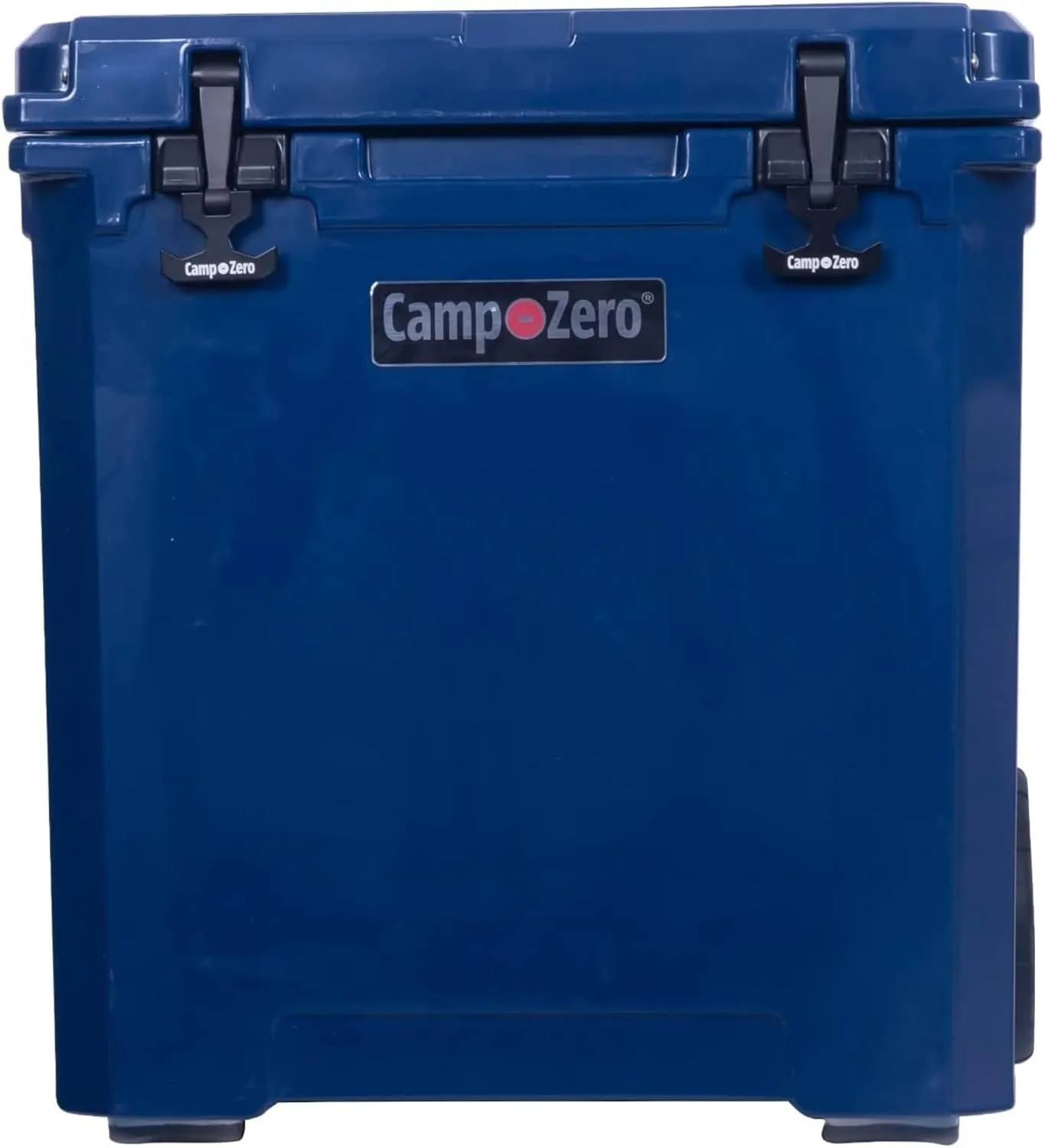 CAMP-ZERO 50L- 52 Quart Hard Cooler with Easy-Roll Oversized Wheels, Extendable Aluminum Pull Handle, Perfect Insulated Ice Chest for Beverages, Beach, Camping, Family Picnics, Fishing and Boating