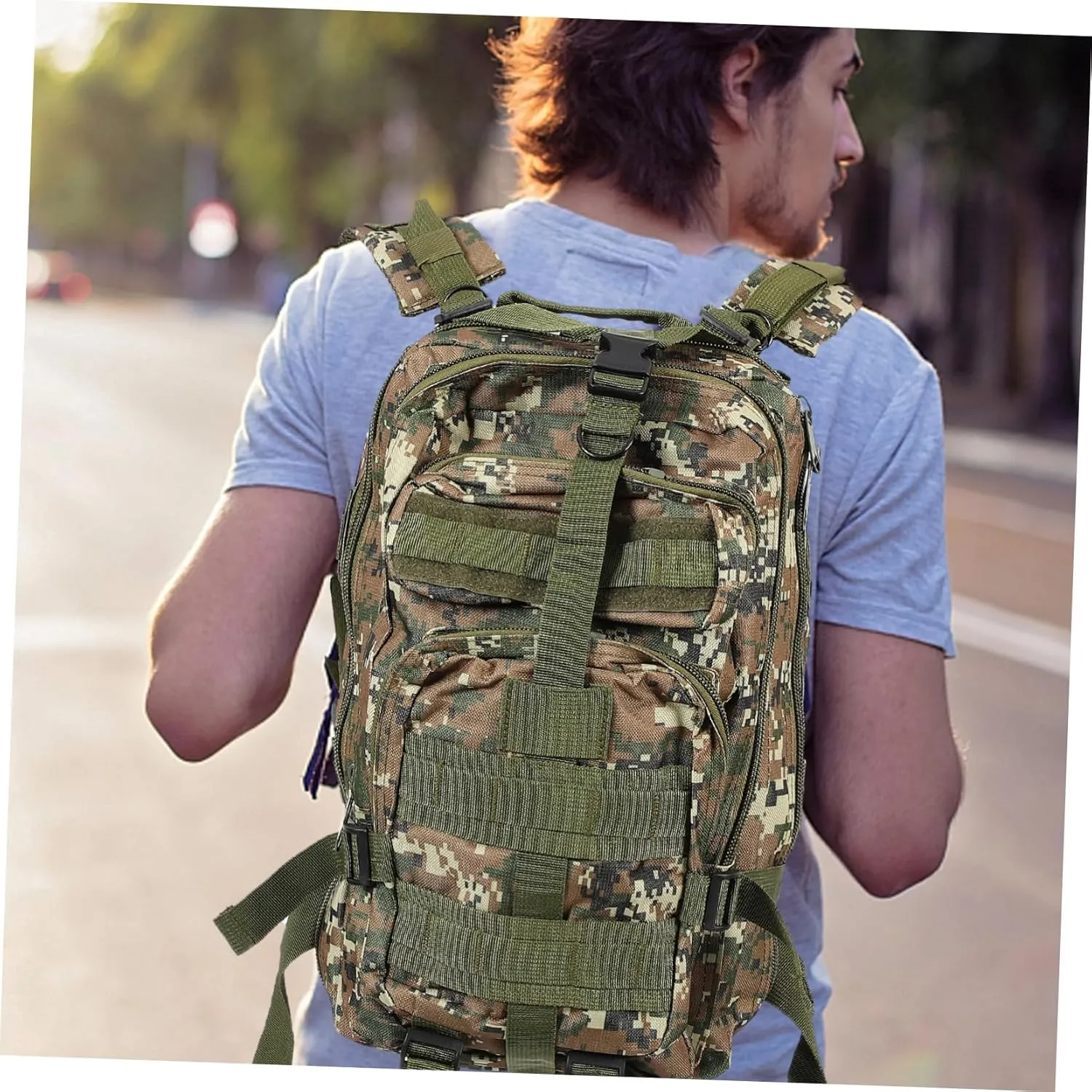 Camping Backpacks Multifunctional Bag Backpack for Outdoor Back Storage Pouch Double Shoulder Bag