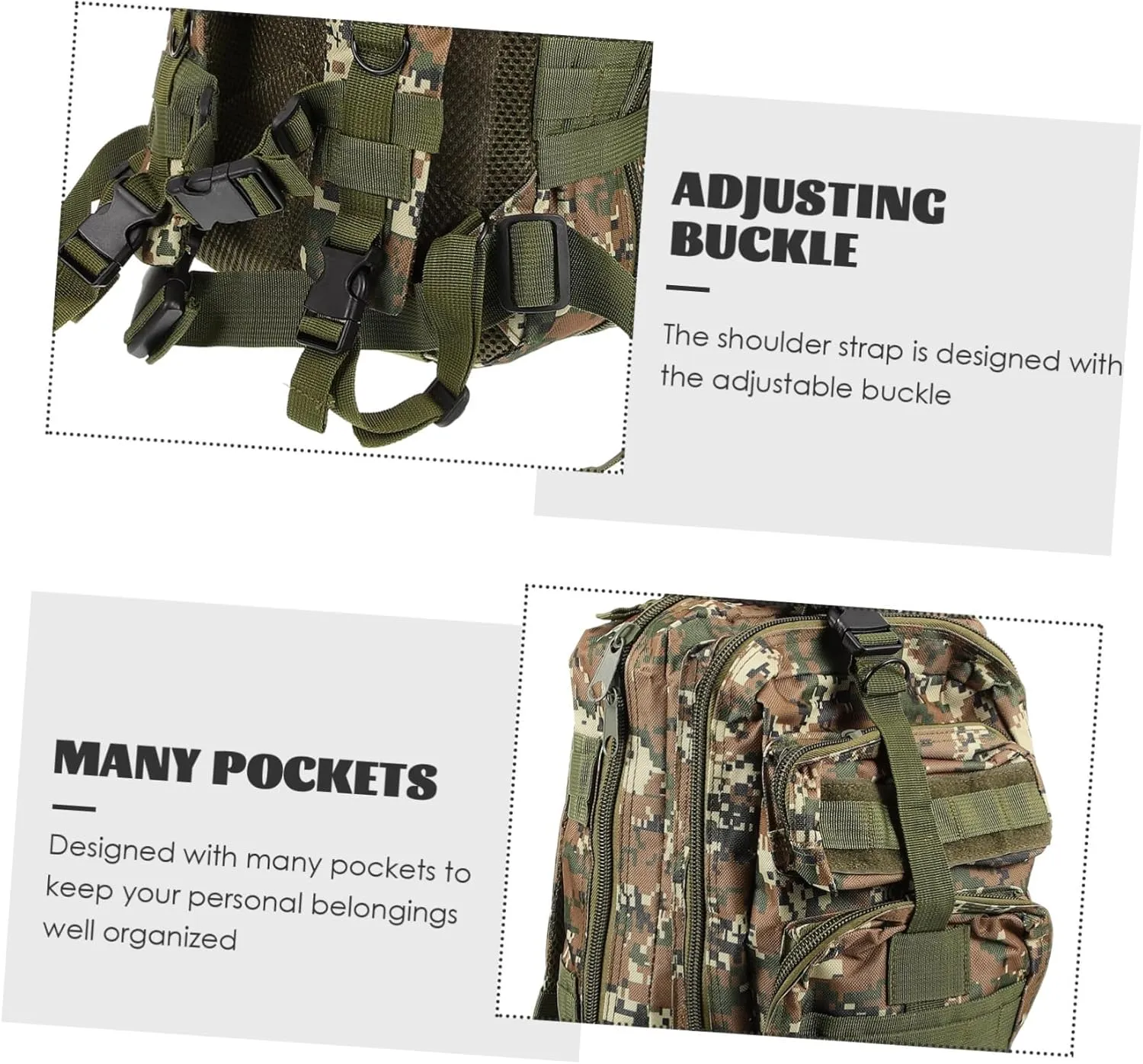 Camping Backpacks Multifunctional Bag Backpack for Outdoor Back Storage Pouch Double Shoulder Bag