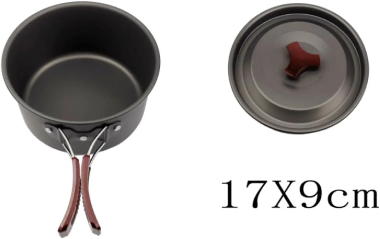 Camping Cookware, Outdoor Supplies Camping Cooker Foldable Portable Single Pot Picnic Pot Picnic Equipment Portable Stove