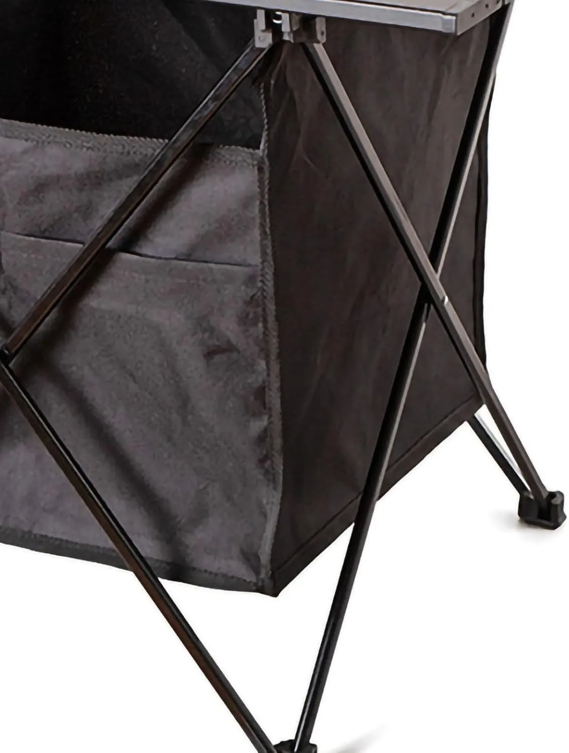 Camping Table, Aluminum Alloy Waterproof Foldable Table, Stable Support Frame Hook Annulus Design Portable Table, for Outdoor Cooking, Picnic, Camp[L with Storage Bag]