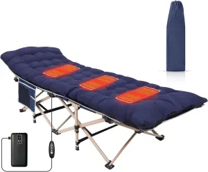 Camping Table, Camp Kitchen, Cook Station, Camping Kitchen Station, Grill Table with Storage, Light Stand Camping Cot, Heated Camping Cot Folding Cot for Adults with Heated Mattress, Folding Bed