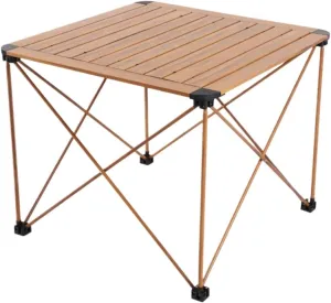 Camping Table Folding Table Outdoor Table Aluminum Camping Table with Bag Portable Table Foldable Roll Up Picnic Table Folding Camping Table