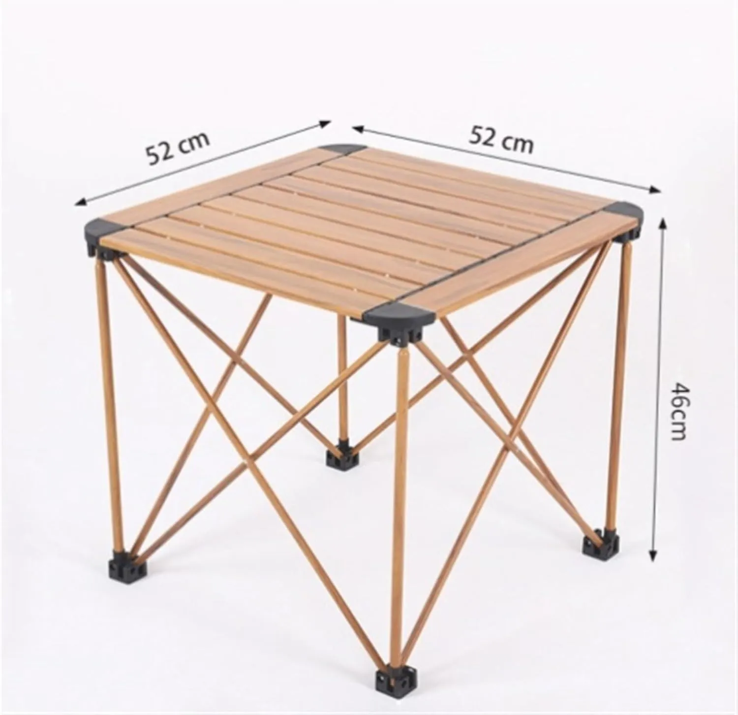 Camping Table Folding Table Outdoor Table Aluminum Camping Table with Bag Portable Table Foldable Roll Up Picnic Table Folding Camping Table