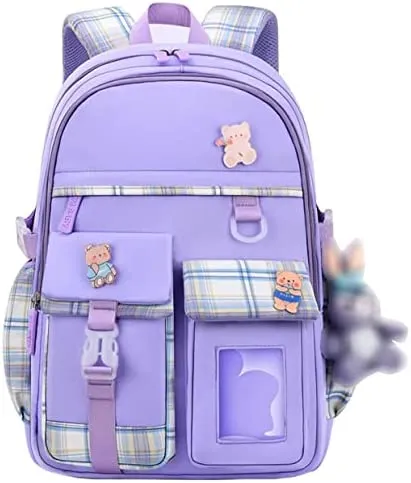 Cartoon Cute Backpack Elementary School Bookbag Portable