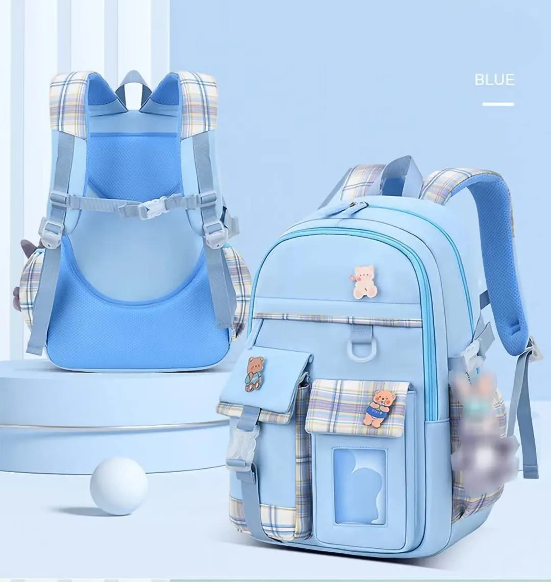 Cartoon Cute Backpack Elementary School Bookbag Portable