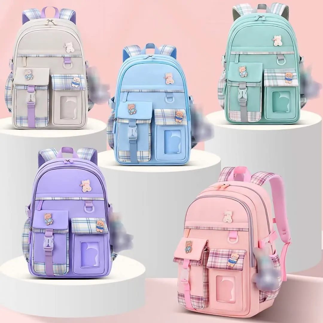Cartoon Cute Backpack Elementary School Bookbag Portable