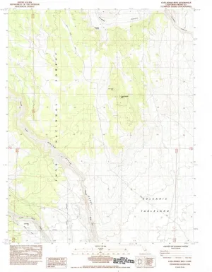 Casa Diablo MTN CA topo map, 1:24000 Scale, 7.5 X 7.5 Minute, Historical, 1984, Updated 1984, 26.7 x 22 in