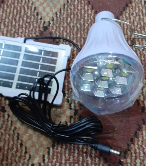Cclamp Rechargeable Solar Light With Solar Panel Cl-028max.