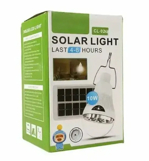 Cclamp Rechargeable Solar Light With Solar Panel Cl-028max.