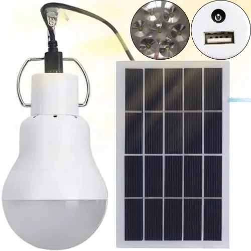 Cclamp Rechargeable Solar Light With Solar Panel Cl-028max.