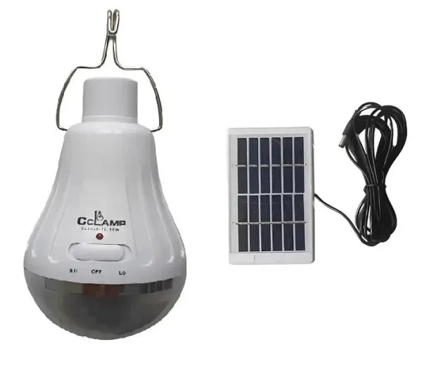Cclamp Rechargeable Solar Light With Solar Panel Cl-028max.