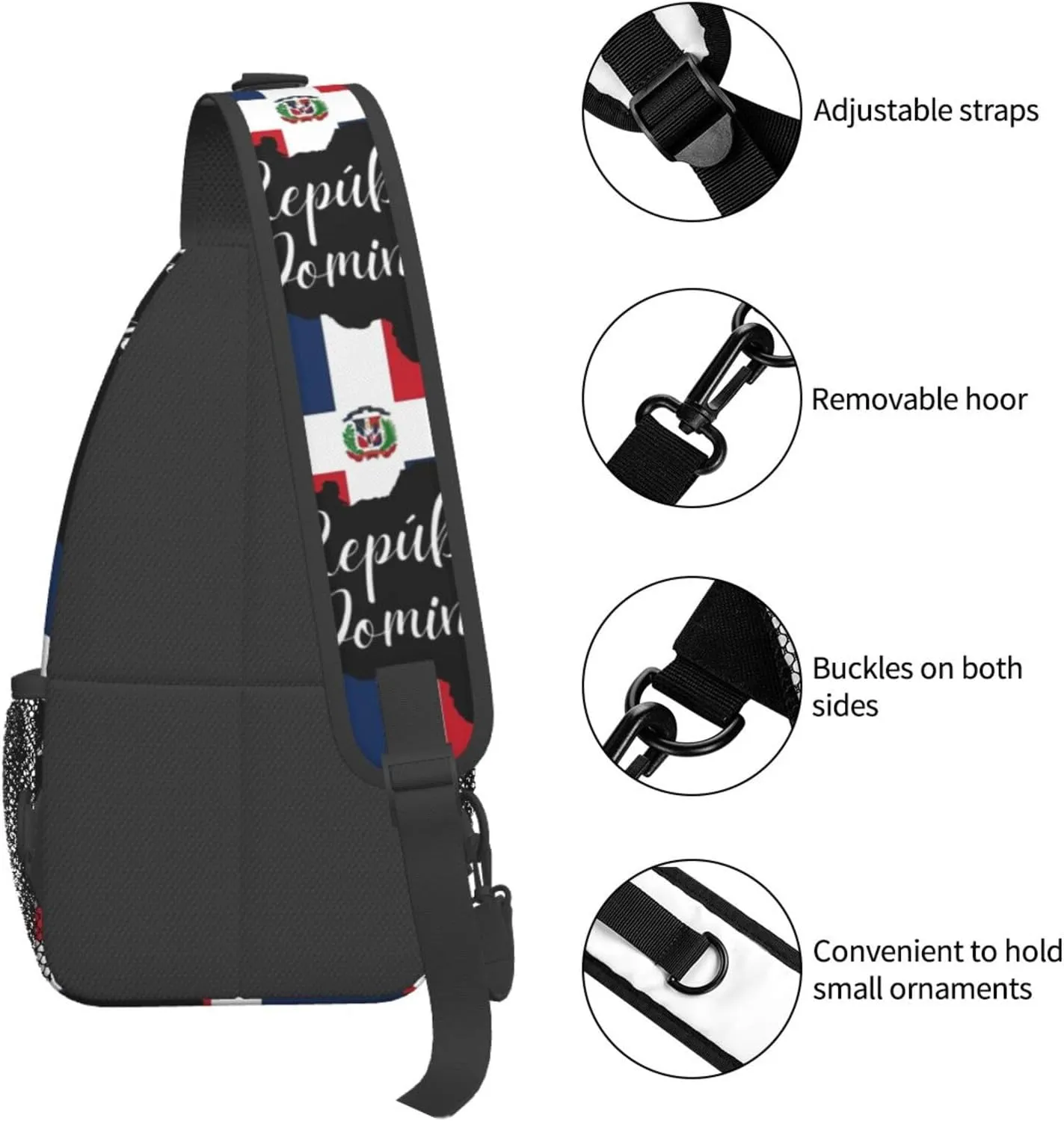 Chest Sling Bag Crossbody Shoulder Backpack Bag Gym Cycling Travel Hiking Daypack Cross Bag