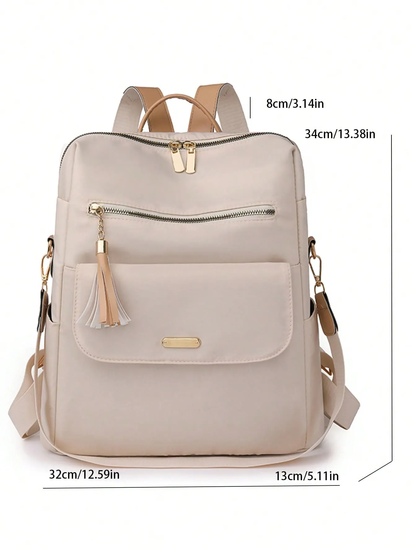 Chic & Versatile Ladies with Tassel Pendant - Large Capacity & Anti-Theft Design