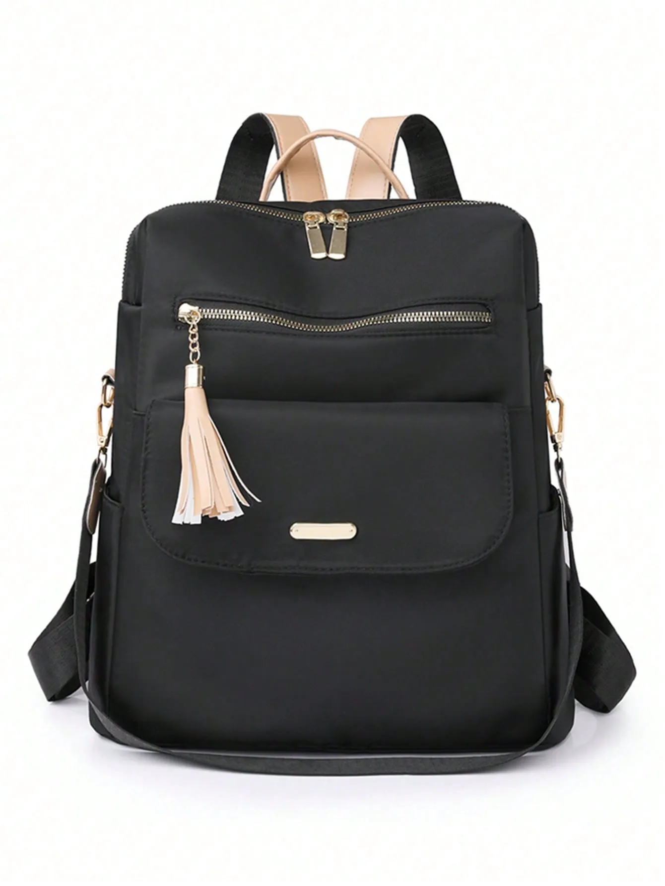 Chic & Versatile Ladies with Tassel Pendant - Large Capacity & Anti-Theft Design