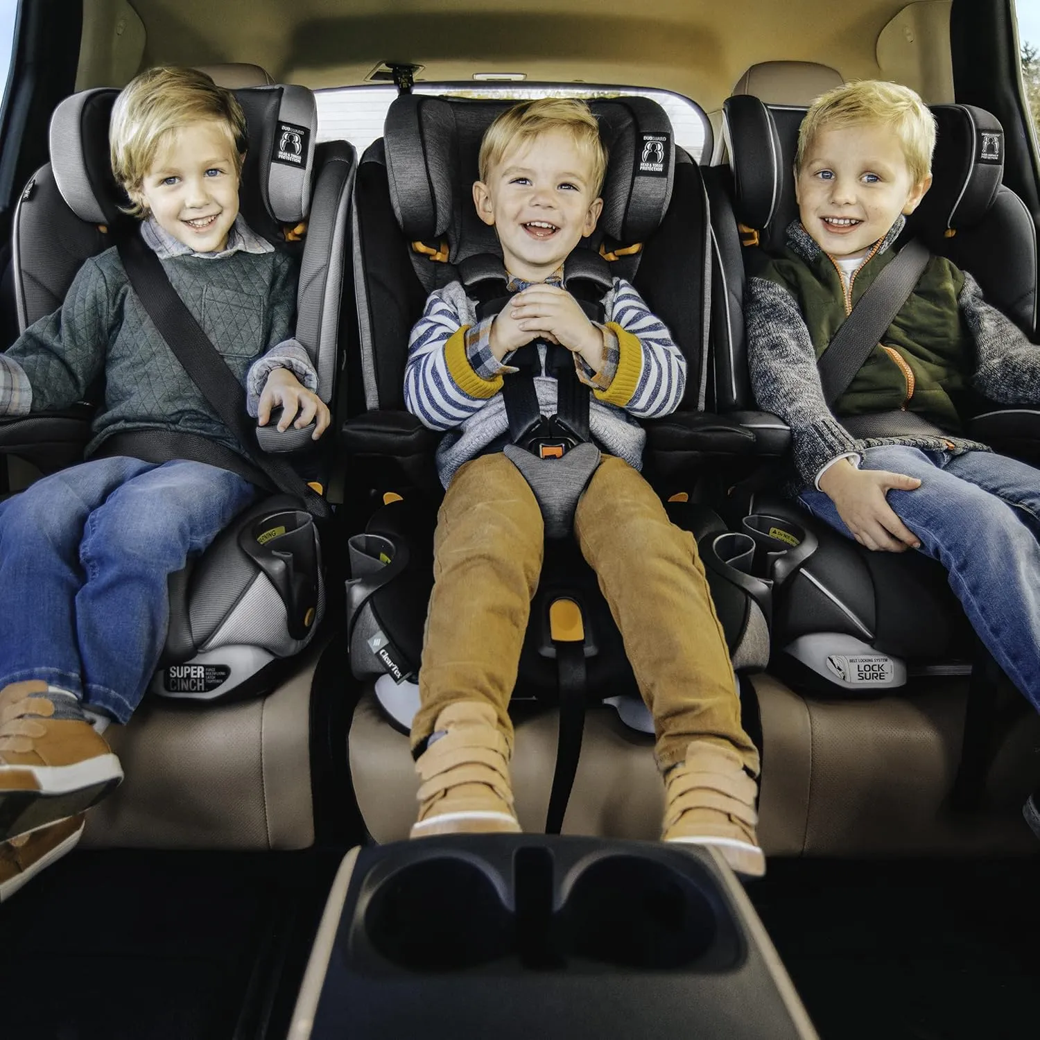 Chicco MyFit® ClearTex® Harness   Booster Car Seat, 5-Point Harness, Forward-Facing Car Seat 25-65 lbs., Booster 40-100 lbs. | Shadow/Black