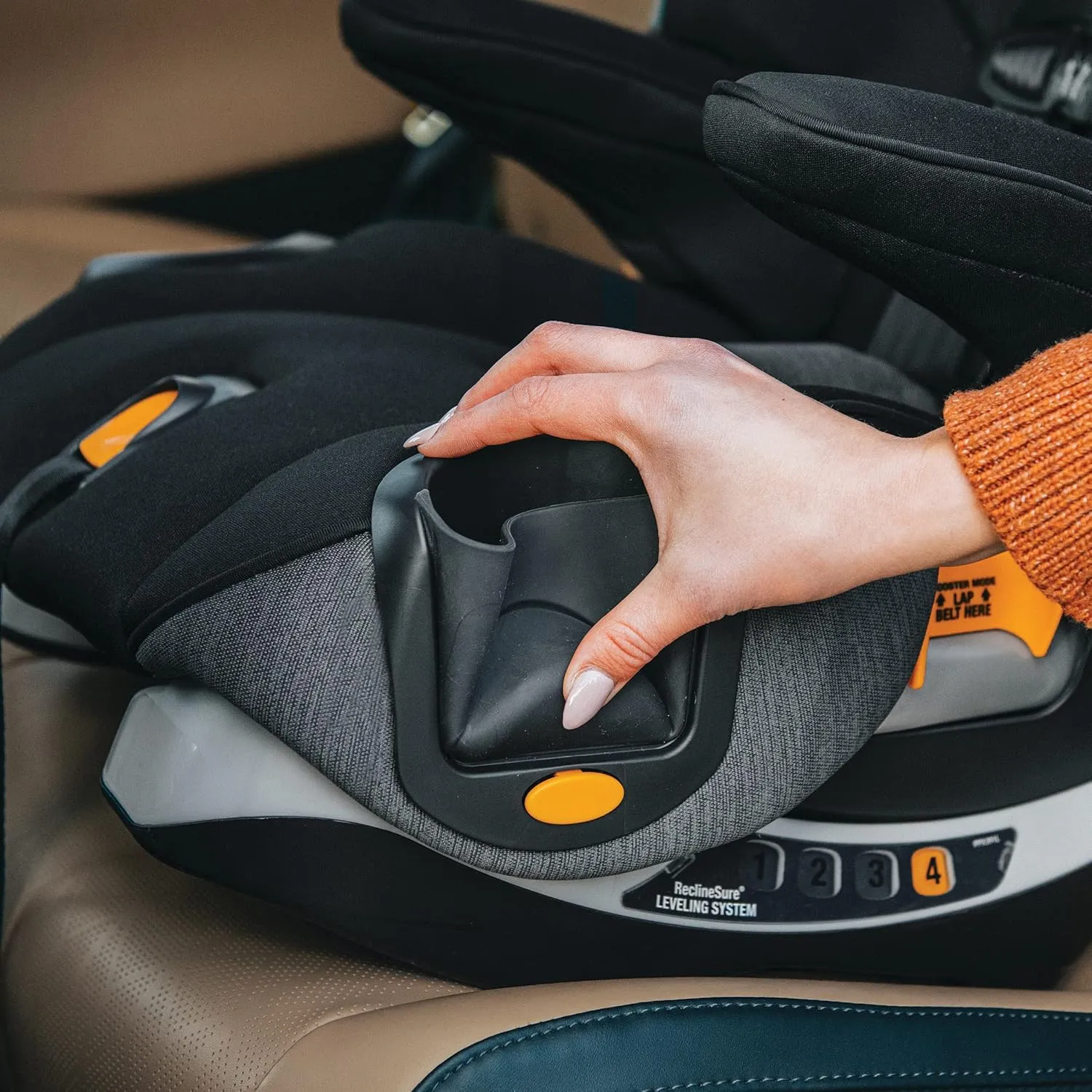 Chicco MyFit® ClearTex® Harness   Booster Car Seat, 5-Point Harness, Forward-Facing Car Seat 25-65 lbs., Booster 40-100 lbs. | Shadow/Black