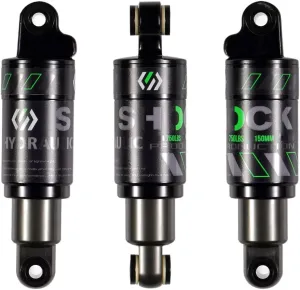 Chooee Mountain Bike Rear Shock absorber 120mm/125mm/150mm/165mm/185mm/190mm/200mm Bicycle Rear Suspension Shock Absorber 150mmx750lbs