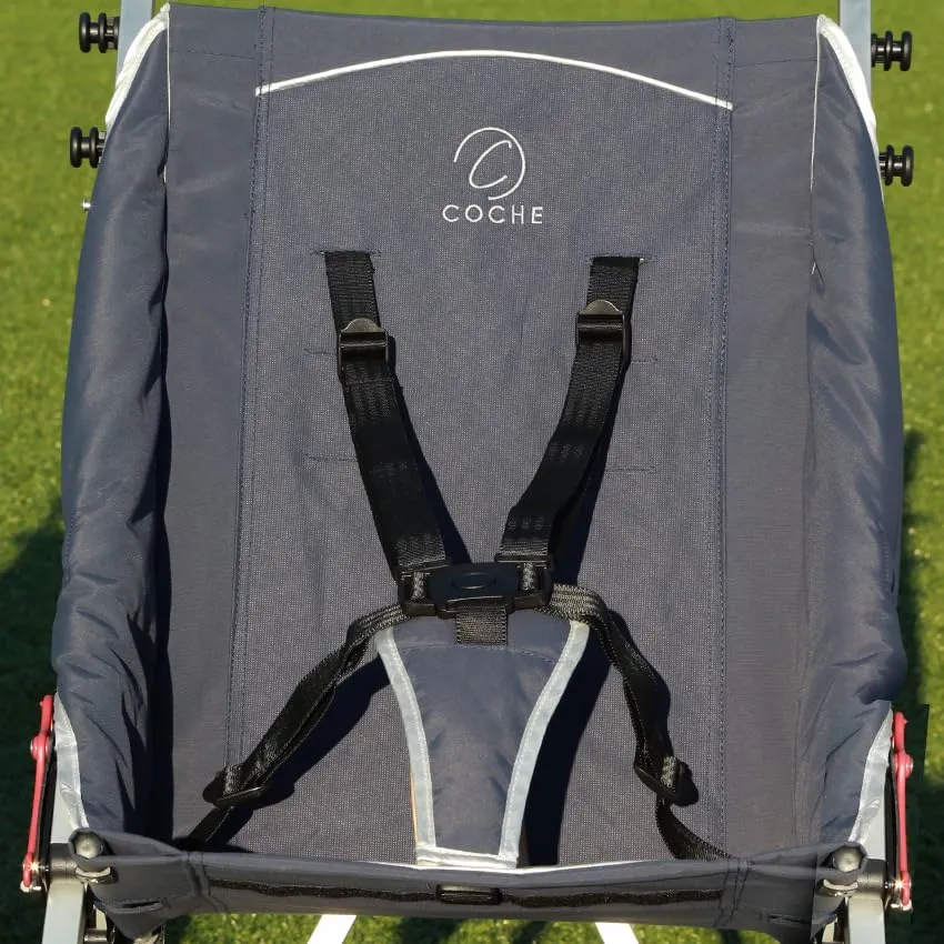 Coche XL Special Needs Stroller, Disability Stroller for Older Child, Larger Size Pushchair, Easy Folding System, Lightweight Aluminum Frame (Blue)
