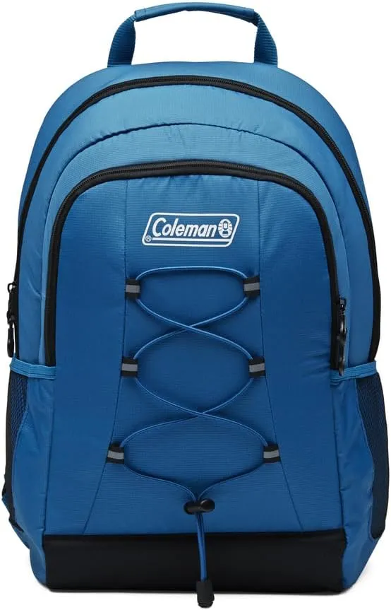 Coleman Chiller Insulated Backpack Cooler, Leakproof 28-Can Backpack Cooler with 12  Hour Ice Retention, Made with Recycled Materials
