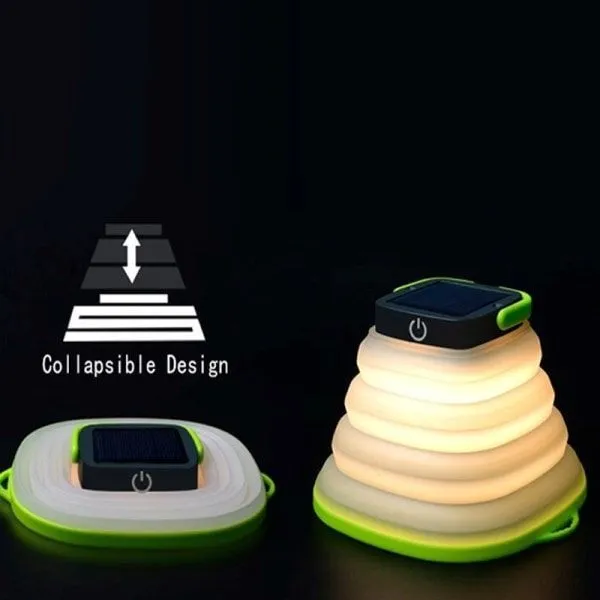 Collapsible Solar Camping Lantern with USB
