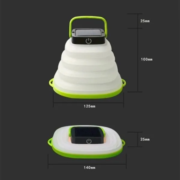 Collapsible Solar Camping Lantern with USB