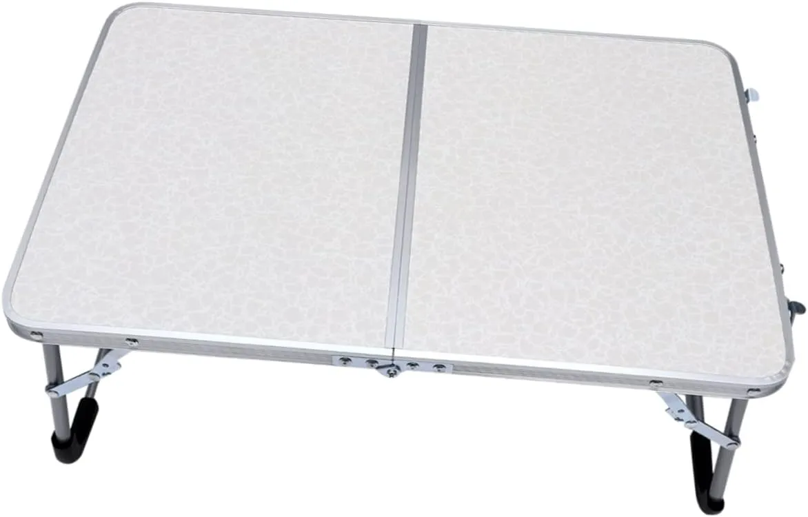 Compact BBQ Desk Folding Table Aluminum Travel Park Student Room Quick Set-up