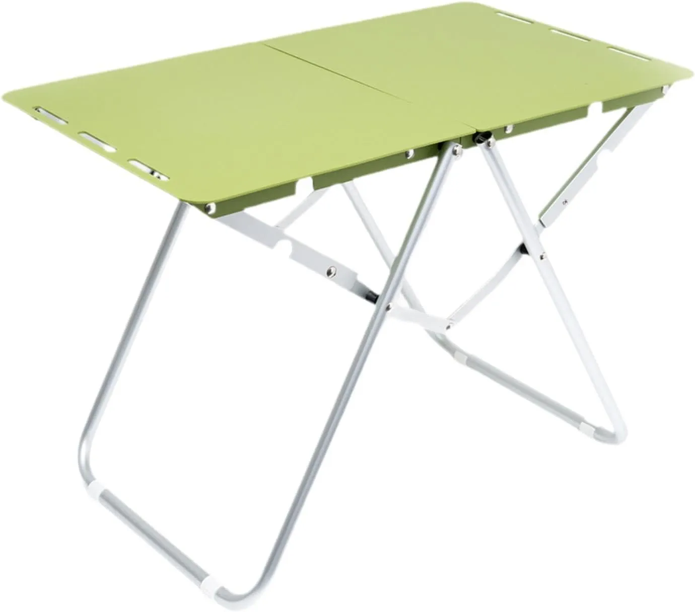 Compact Folding Table for Outdoor Use for 1-2 People, Green