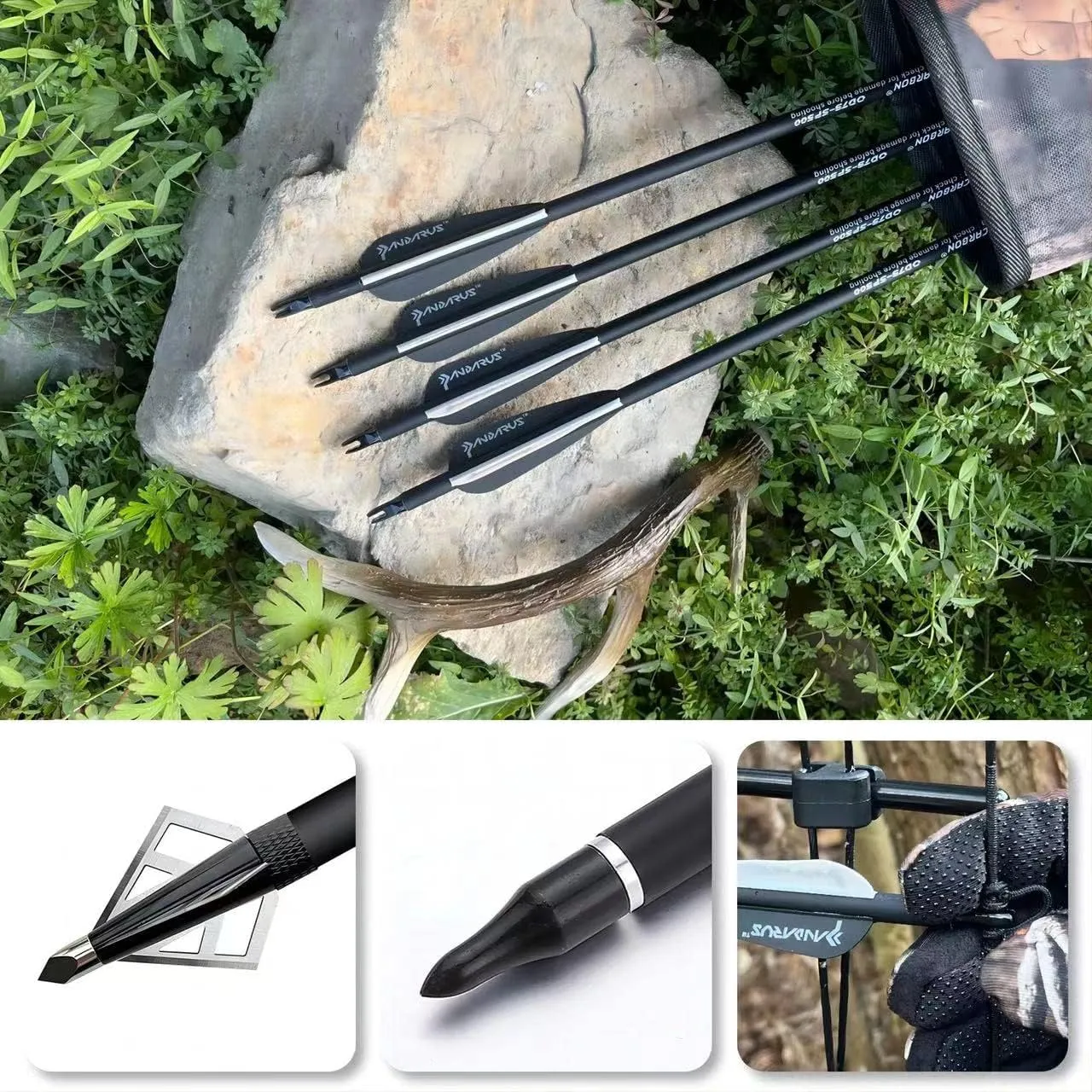 Compound Bow Draw Weight 0-70 Lbs for Pull Beginner and Intermediate Archer Fully Adjustable 19.25"-31" with All Accessories, up to IBO 320 fps,Package with Archery Hunting Equipment New 2024