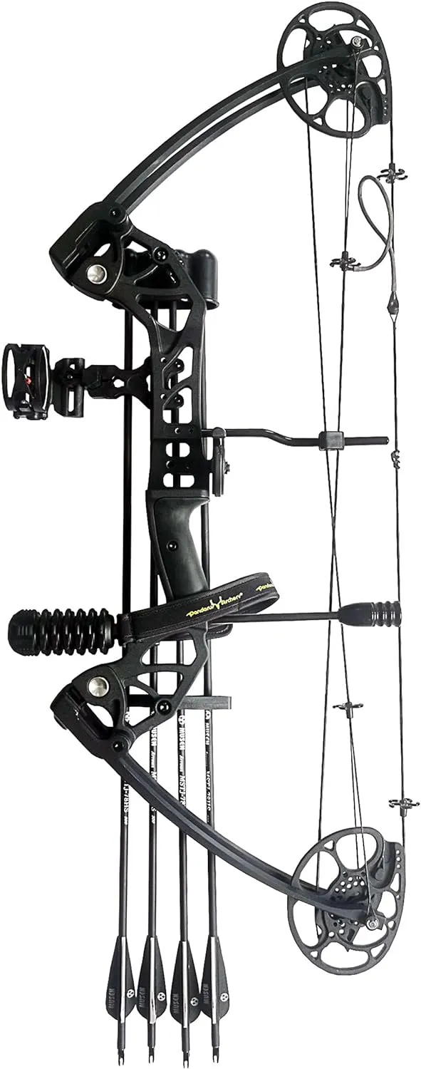 Compound Bow Draw Weight 0-70 Lbs for Pull Beginner and Intermediate Archer Fully Adjustable 19.25"-31" with All Accessories, up to IBO 320 fps,Package with Archery Hunting Equipment New 2024