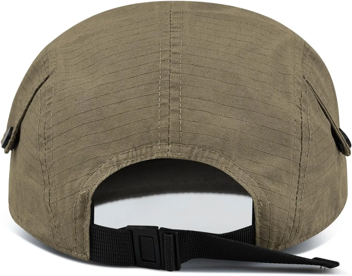 Croogo Short Brim 5 Panel Baseball Cap Cooling Trucker Dad Cap Adjustable Strap Cadet Cap Curved Brim Snapback Hats for Daily