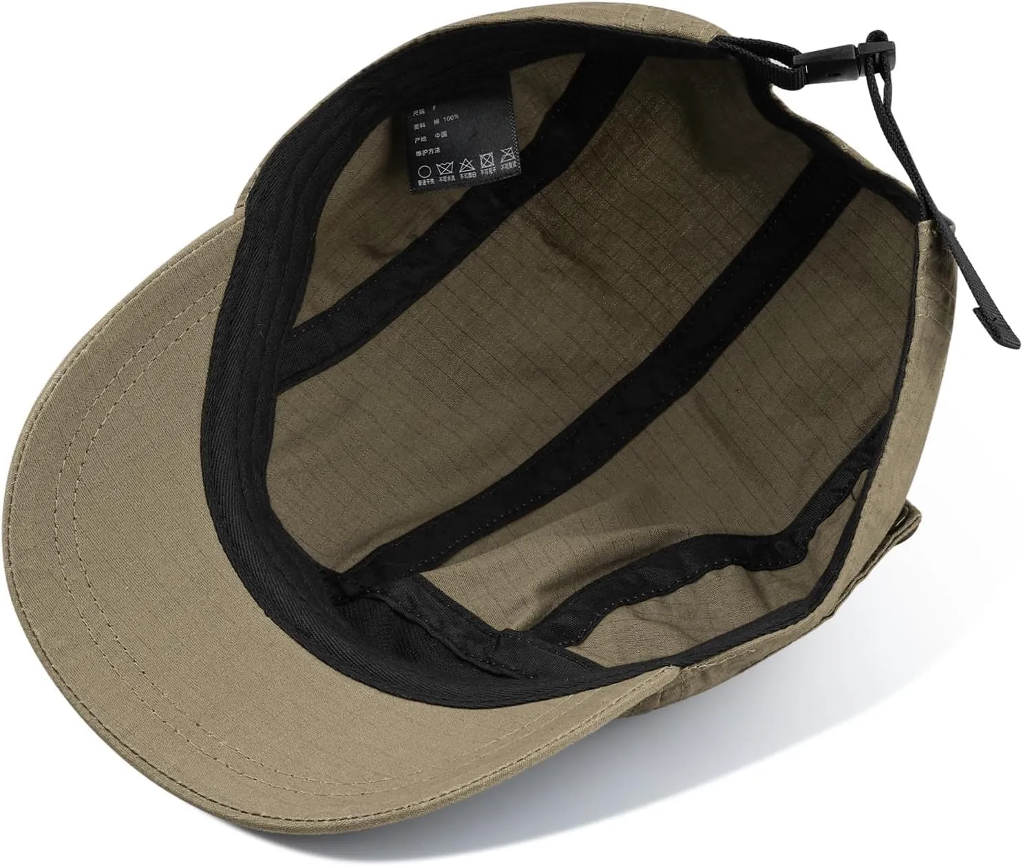 Croogo Short Brim 5 Panel Baseball Cap Cooling Trucker Dad Cap Adjustable Strap Cadet Cap Curved Brim Snapback Hats for Daily