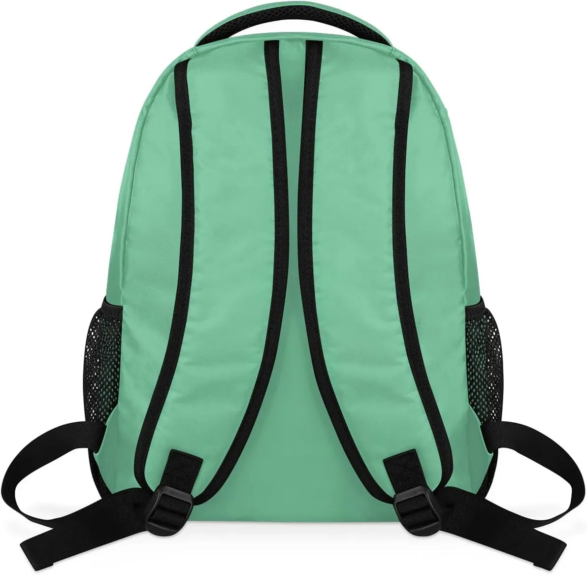 Custom DANCE Backpack Personalized Shoulder Bag with Name Casual Workout Traveling Bag 16in Mint Green