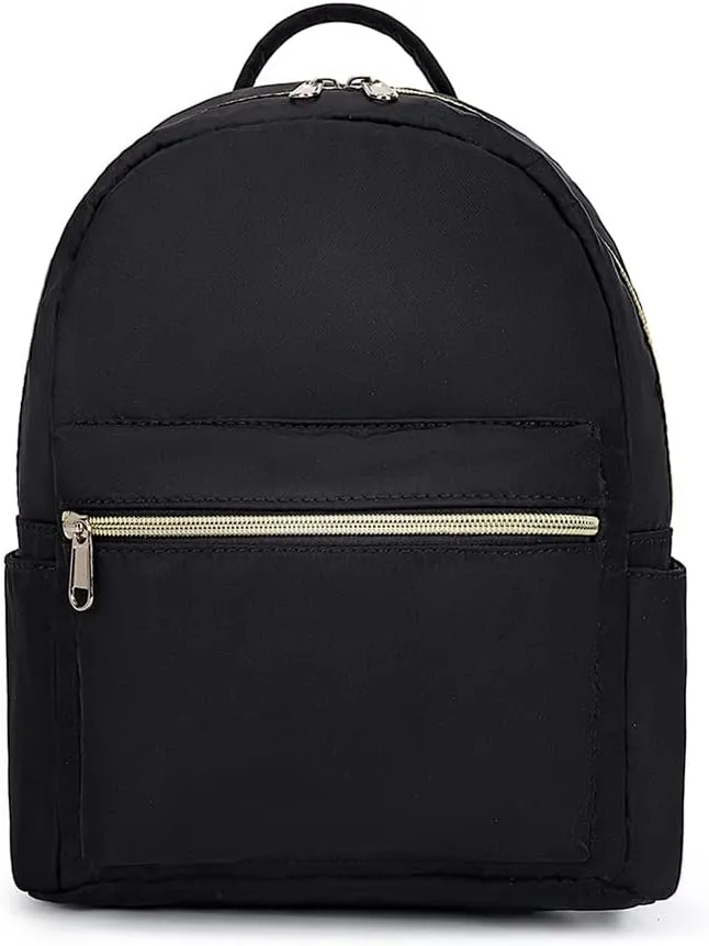 Cute 10 inch mini pack bag backpack for grils children and adult (Black)