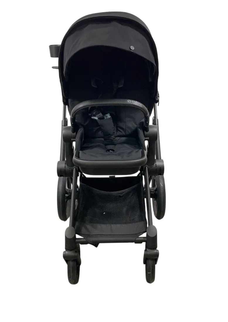 Cybex Priam4 Stroller, 2022, Deep Black, Matt Black