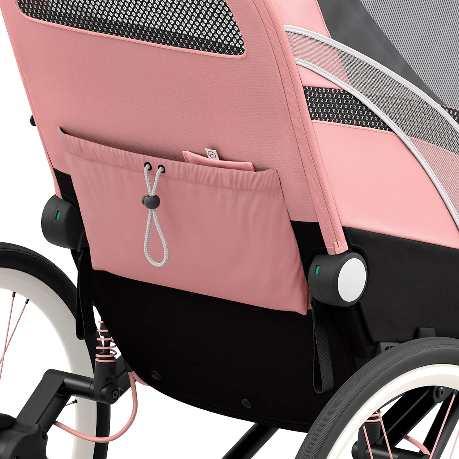 CYBEX ZENO 4-in-1 Multisport Trailer, Compact Fold, Smooth Ride Suspension and Air Filled Tires, Baby Trailer for 6 Months 