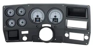 Dakota Digital 73-87 Chevy Pickup Customizable Gauge System Silver Alloy HDX-73C-PU-S