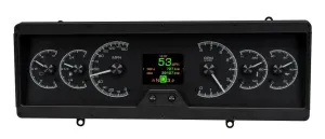 Dakota Digital HDX-78O-CUT-K Compatible with 1978-88 Oldsmobile Cutlass HDX Analog Gauge System Black Alloy