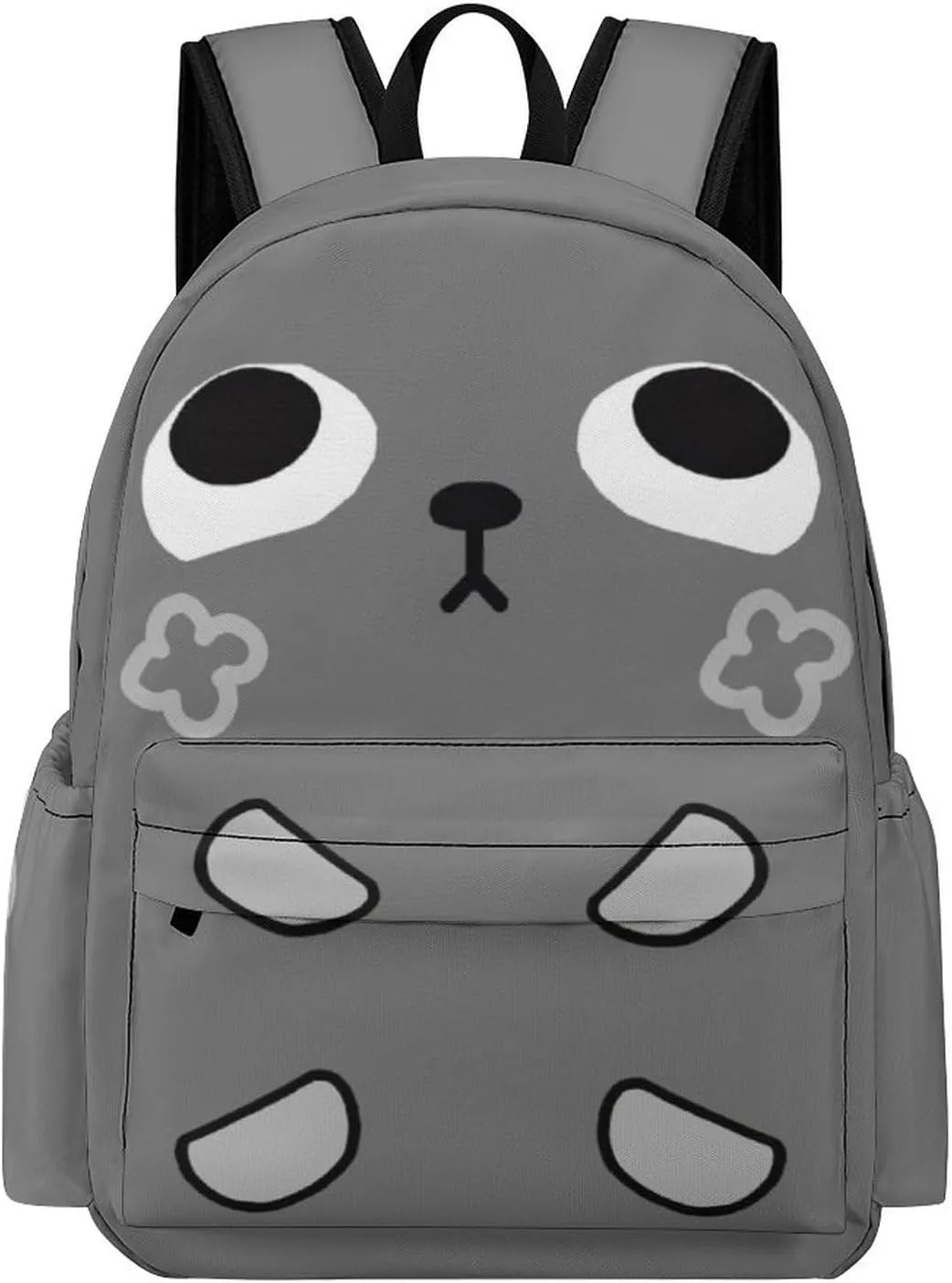 Dandy's World Backpack 16.5 Inch Single Compartment Double Shoulder Cartoon Cute Travel Backpack Lightweight (Grey-1)
