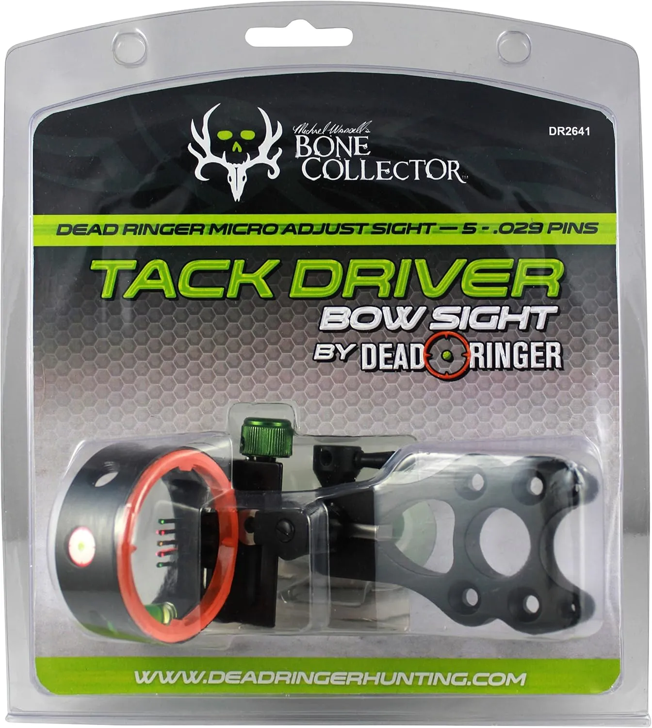 Dead Ringer 4-5 Pen Bow Sight | Aluminum Frame Sight with Light and Glow in The Dark Top Pen
