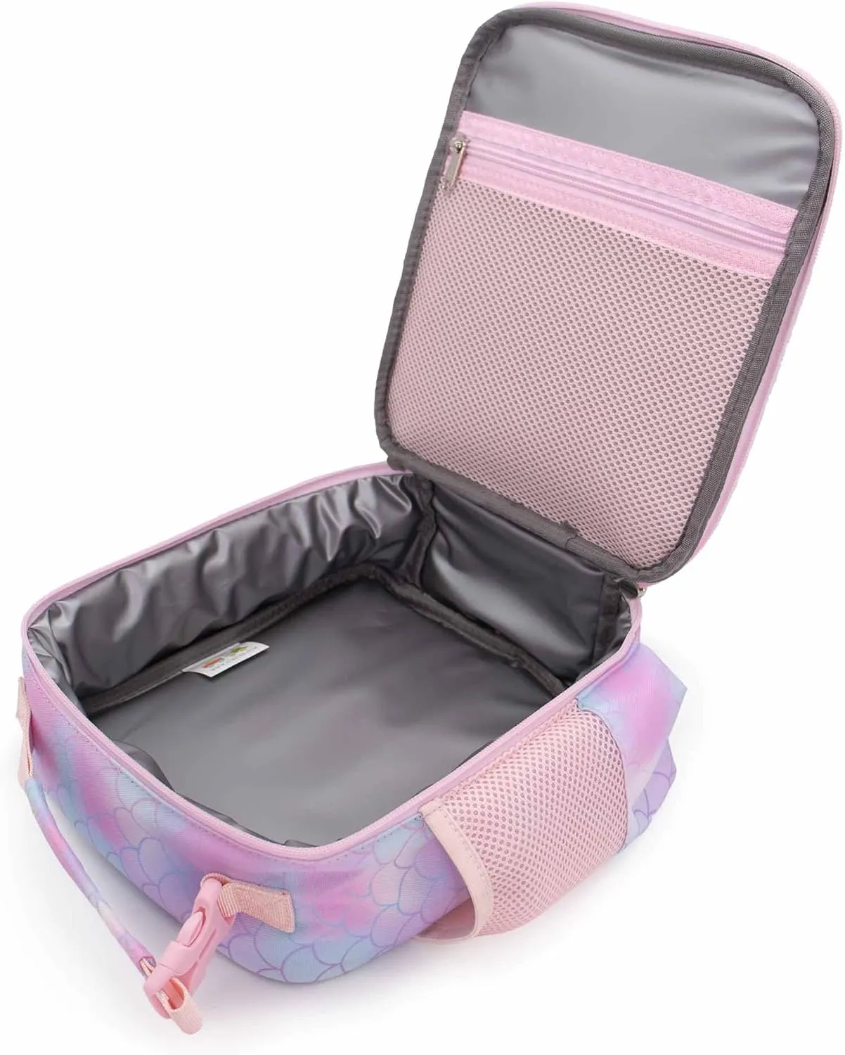DIBSIES Personalized Adventure Collection Backpack (Mermaid Fin Backpack and Lunch Box Combo)