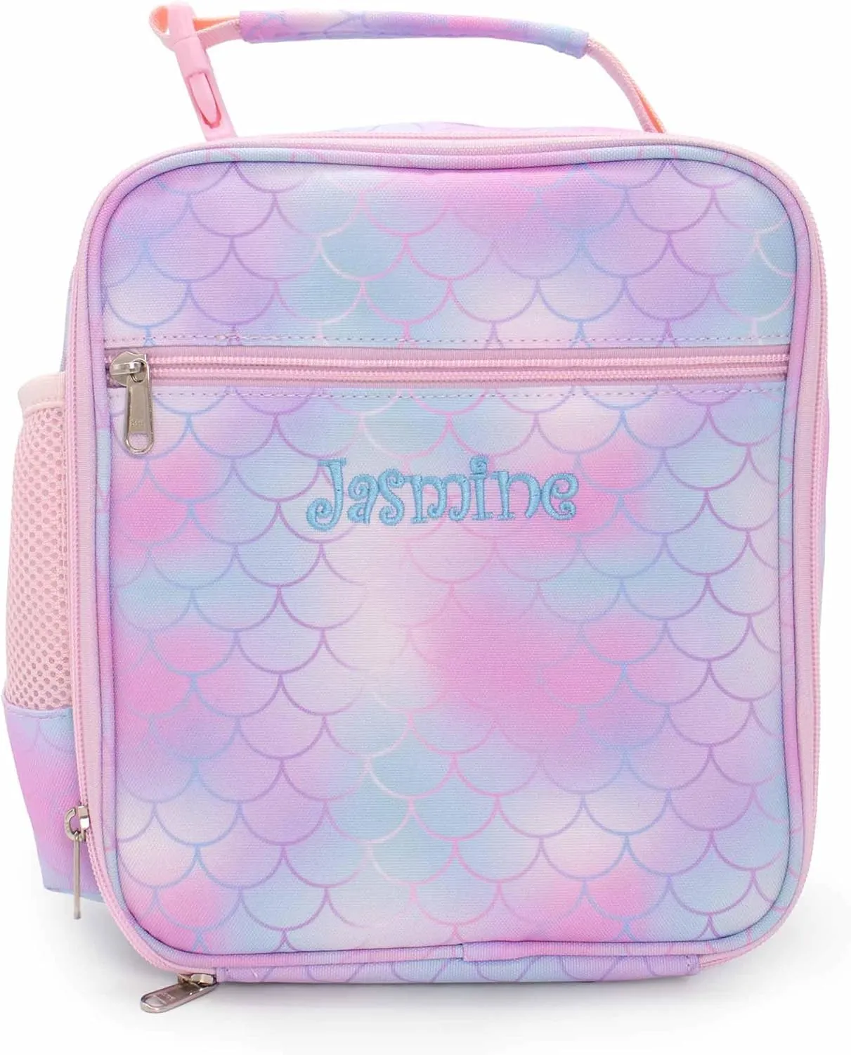 DIBSIES Personalized Adventure Collection Backpack (Mermaid Fin Backpack and Lunch Box Combo)