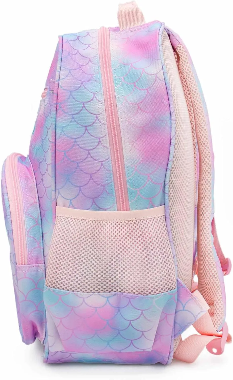 DIBSIES Personalized Adventure Collection Backpack (Mermaid Fin Backpack and Lunch Box Combo)