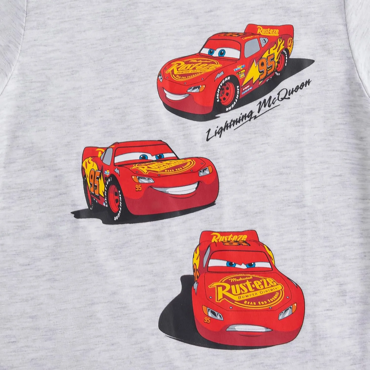 Disney Cars Lightning McQueen Boys Short Sleeve T-Shirt for Toddler and Big Kids