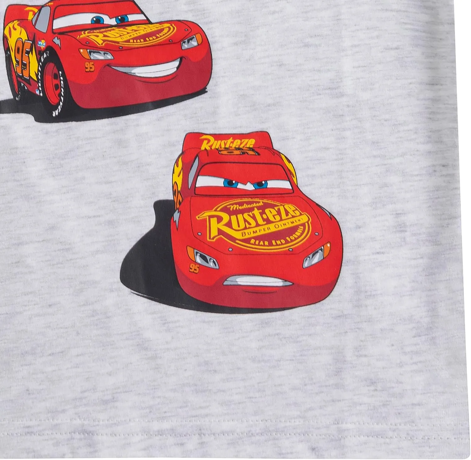 Disney Cars Lightning McQueen Boys Short Sleeve T-Shirt for Toddler and Big Kids
