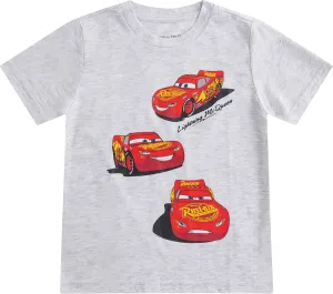 Disney Cars Lightning McQueen Boys Short Sleeve T-Shirt for Toddler and Big Kids
