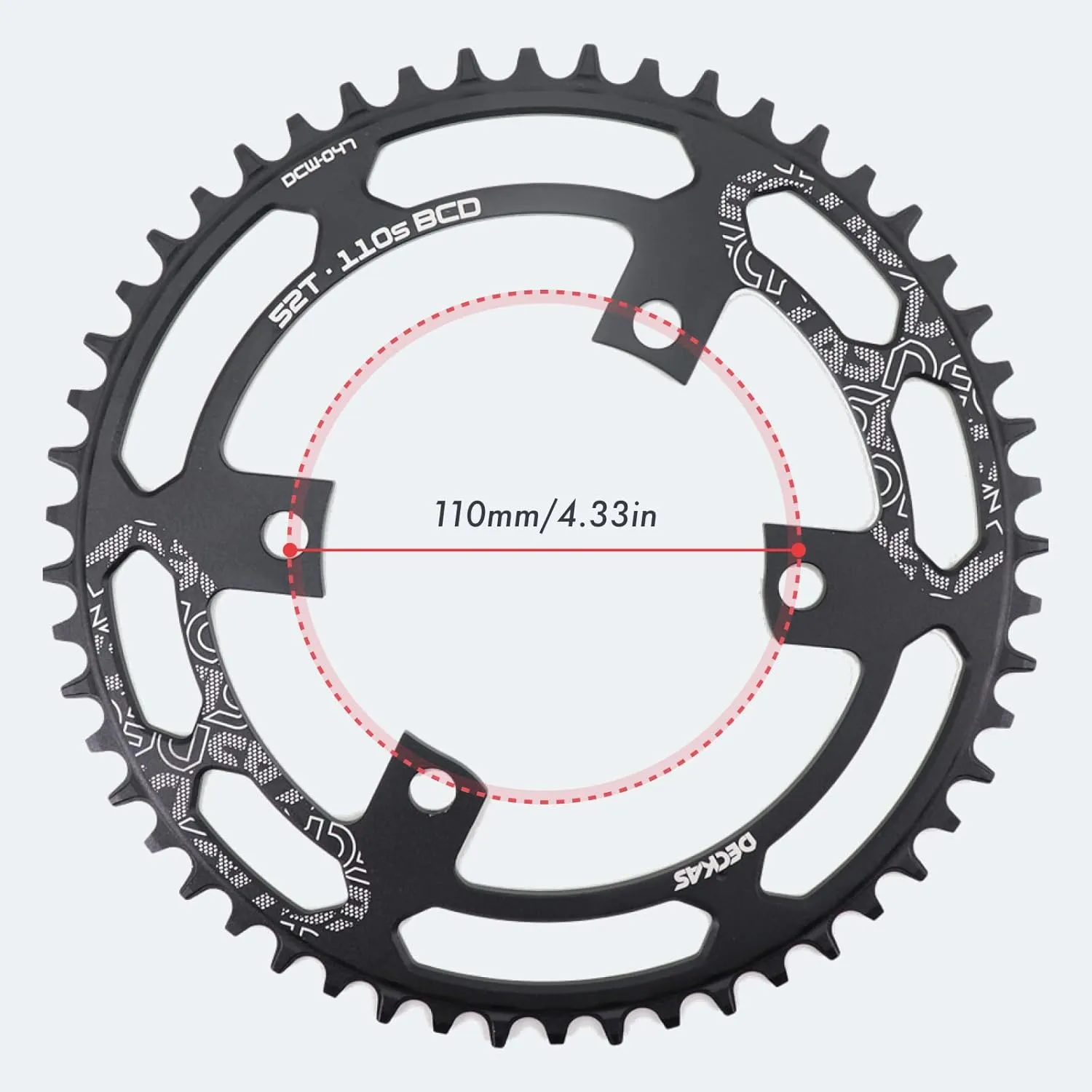 DJC Road Bike Chainring 110bcd Gravel 7 8 9 10 11 12 Speed R7100 R8100 R9200 R7000 R8000 R9100 R9000 4700 5800 6800 R2000 R3000 RX810 RX600 Dura ace Tiagra GRX 105