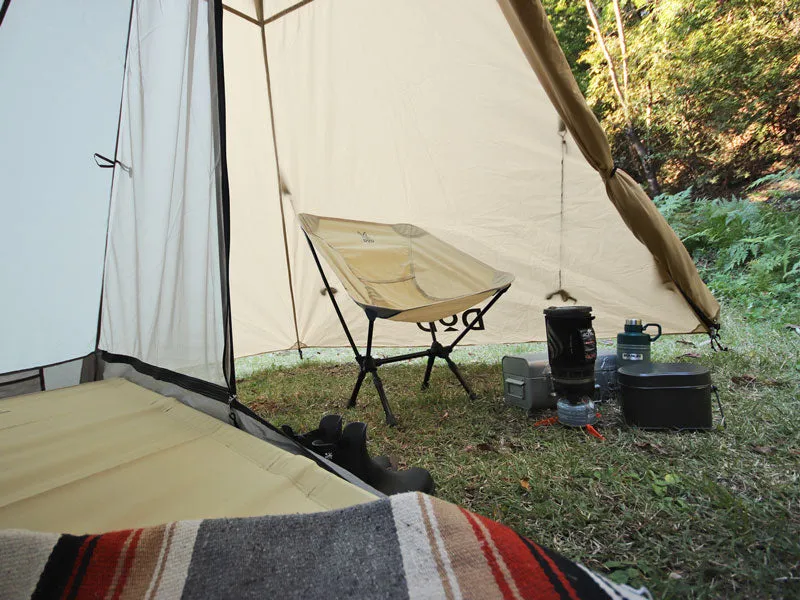 DoD Riders's One Pole 1 person Tent - Tan
