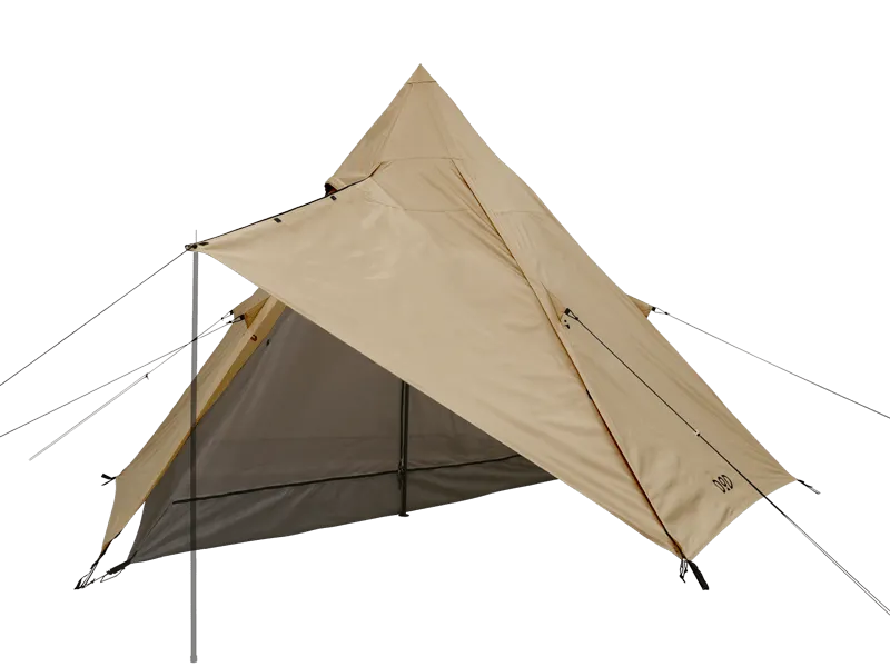 DoD Riders's One Pole 1 person Tent - Tan